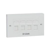 D-LINK NFP-0WHI41 Quad Faceplate
